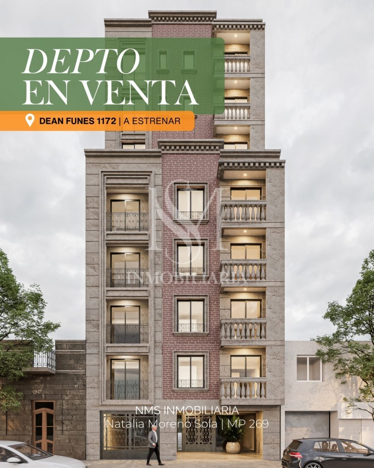 DEPARTAMENTO A ESTRENAR EN VENTA | EDIFICIO DEAN FUNES 1172